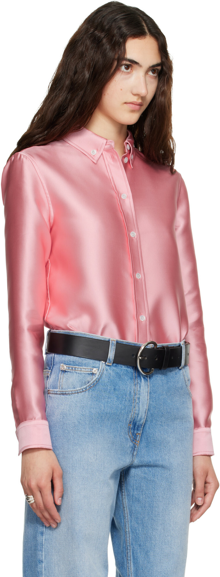 Calvin Klein Collection Pink Sophie Button-Down Shirt