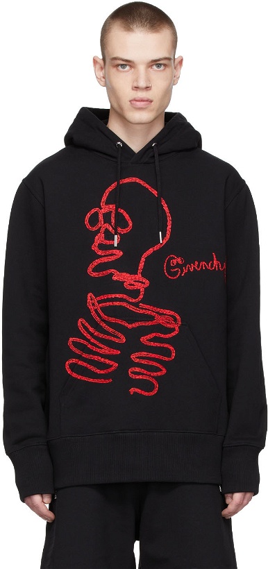 Photo: Givenchy Black Cotton Hoodie
