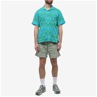 Battenwear Men's Five Pocket Island Shirt in Green Ikat
