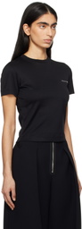 Mugler Black 'Mugler' Signature Logo T-shirt