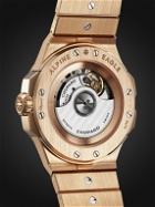 Chopard - Alpine Eagle Automatic 36mm Brushed 18-Karat Rose Gold Watch, Ref. No. 295370-5001