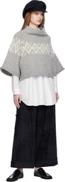 Y's Gray Raglan Sleeve Sweater