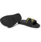 Fendi - Printed Neoprene and Rubber Slides - Black