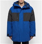Lanvin - Oversized Two-Tone Cotton-Blend Down Hooded Jacket - Men - Royal blue