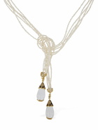 ZIMMERMANN - Faux Pearl Rope Lariat Necklace