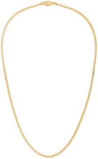 Tom Wood Gold Herringbone Necklace