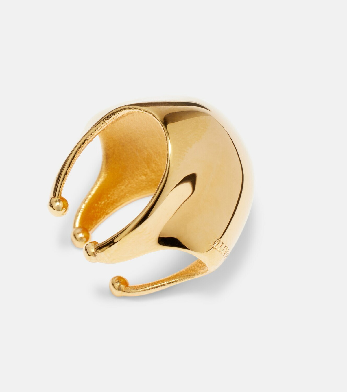 Khaite Lotus 18kt gold-plated ear cuff