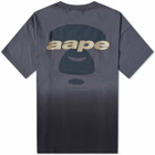 AAPE Men's Gradient Fade T-Shirt in Grey