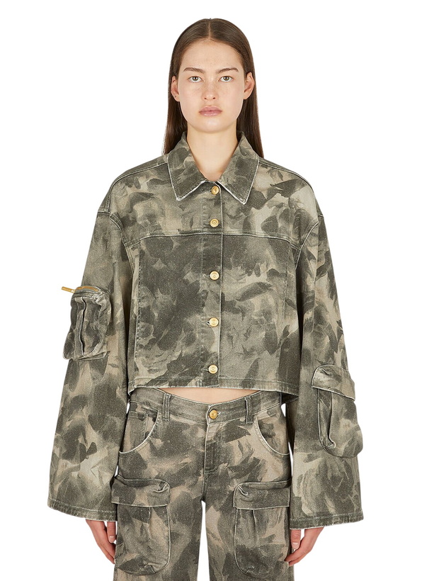 Photo: Blumarine Camouflage Cargo Jacket