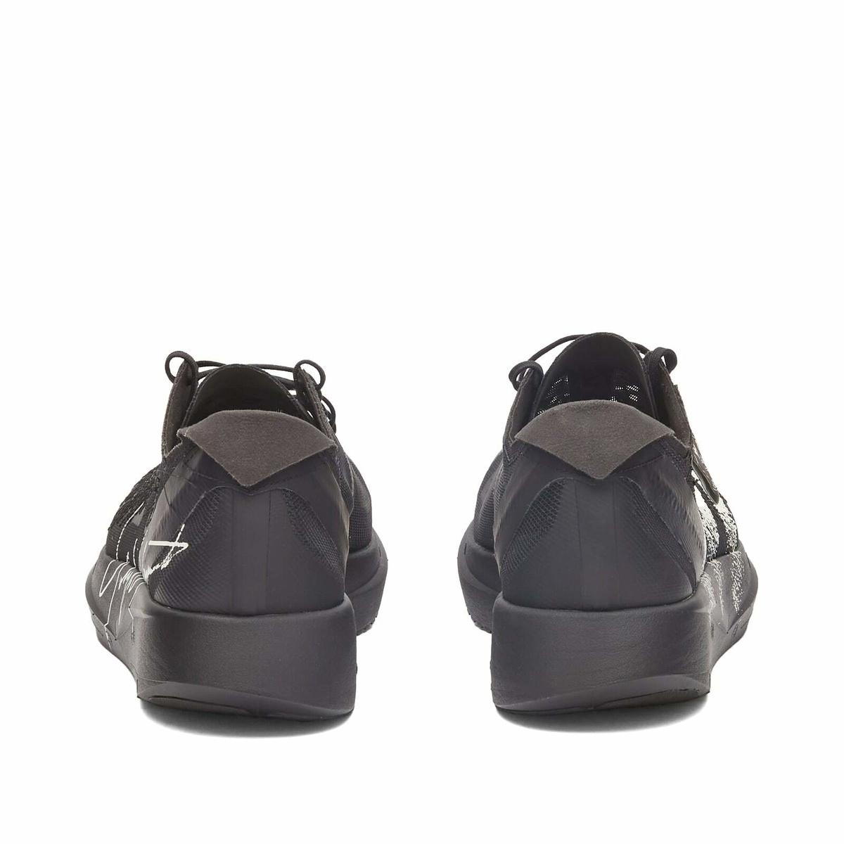 Y-3 Men's Takumi Sen 9 Sneakers in Black/White/Off White Y-3