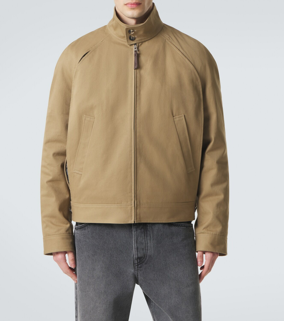 Loewe Layered cotton gabardine jacket