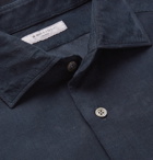 Boglioli - Slim-Fit Cotton-Corduroy Shirt - Men - Navy