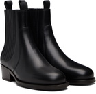 LEMAIRE Black Vegetable-Tanned Chelsea Boots