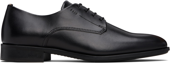 Photo: BOSS Black Leather Signature Trims Derbys