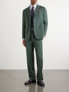 J. Mueser - Weaverly Virgin Wool Suit Jacket - Green