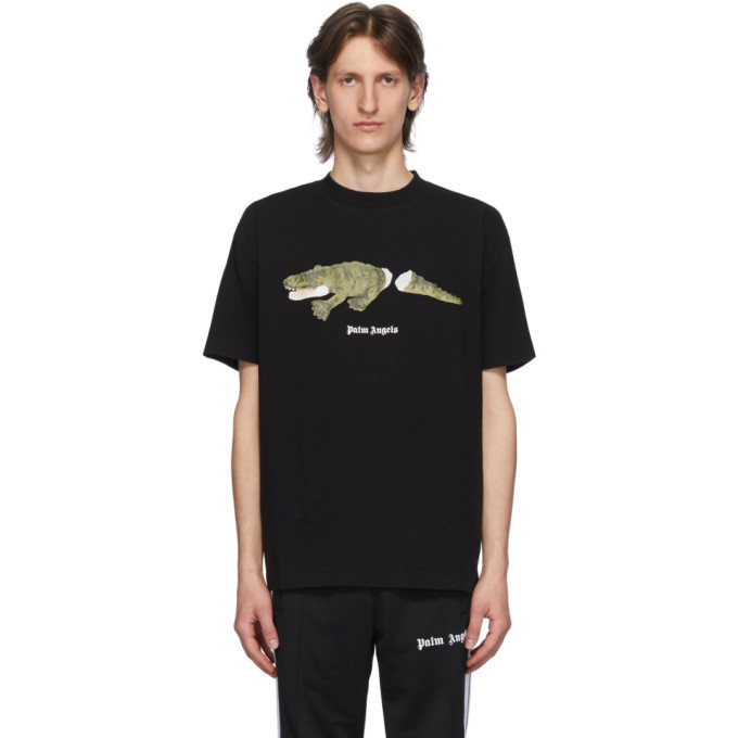 Photo: Palm Angels Black Croco T-Shirt