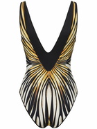 ROBERTO CAVALLI Ray Of Gold Printed Lycra Swimsuit