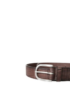 Orciani Brown Crocodile Belt
