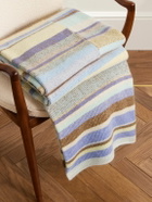 The Elder Statesman - Striped Cashmere Blanket