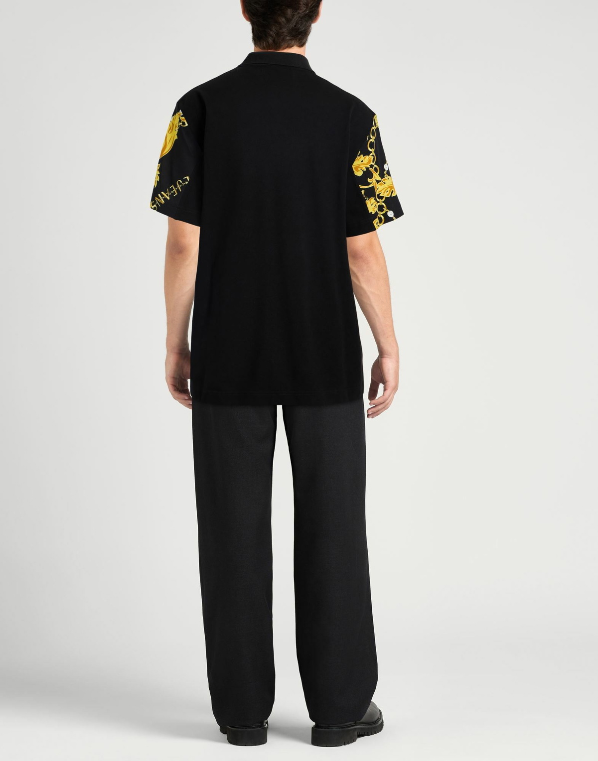 Versace Jeans Couture Mens Polo shirt in Black