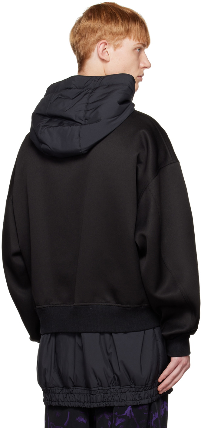 Y's Black Back Pocket Coat