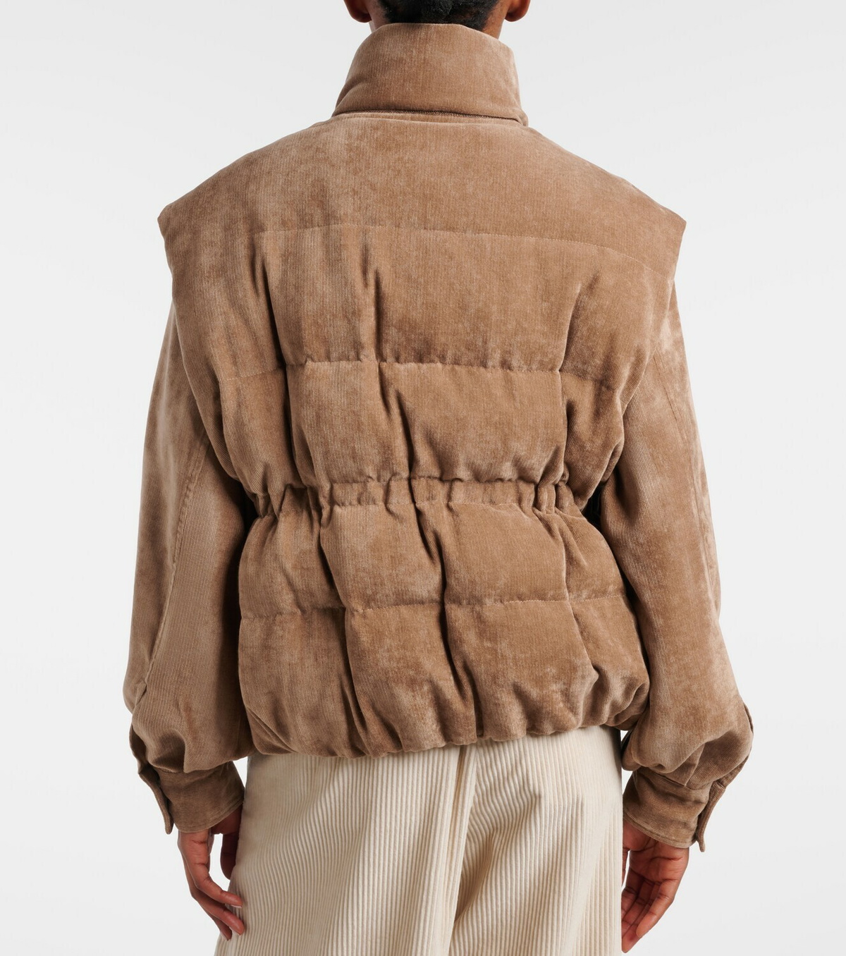 Brunello Cucinelli Monili corduroy down vest