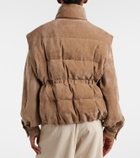 Brunello Cucinelli Monili corduroy down vest