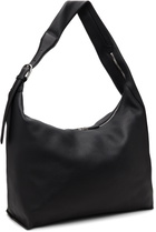TONYWACK Black Soft Grain Leather Curve Bag