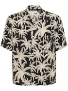 PALM ANGELS - Palm Print Viscose Shirt