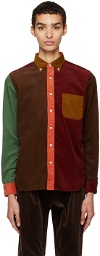 BEAMS PLUS Multicolor Paneled Shirt