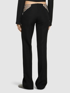 STELLA MCCARTNEY - Embellished Wool Straight Pants