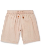 SMR Days - Wide-Leg Cotton Drawstring Shorts - Pink