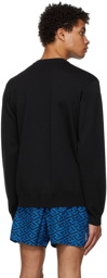Versace Black Greca & Logo Sweater
