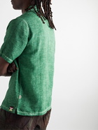 Folk - Seoul Linen and Cotton-Blend Shirt - Green