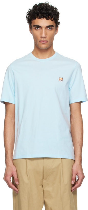 Photo: Maison Kitsuné Blue Fox Head Patch Regular T-shirt