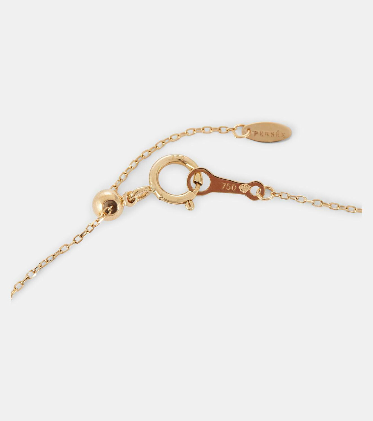 Persée Chakras Rainbow 18kt gold necklace with precious stones