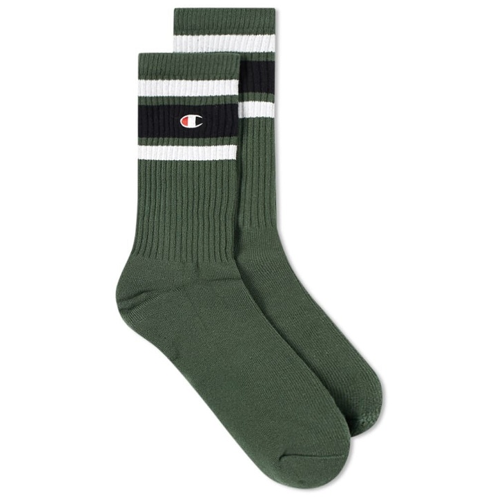 Photo: Champion Reverse Weave Colour Block Sock