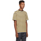 Saturdays NYC Yellow and Black Skeleton T-Shirt