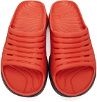 Hoka One One Red ORA Recovery Slides