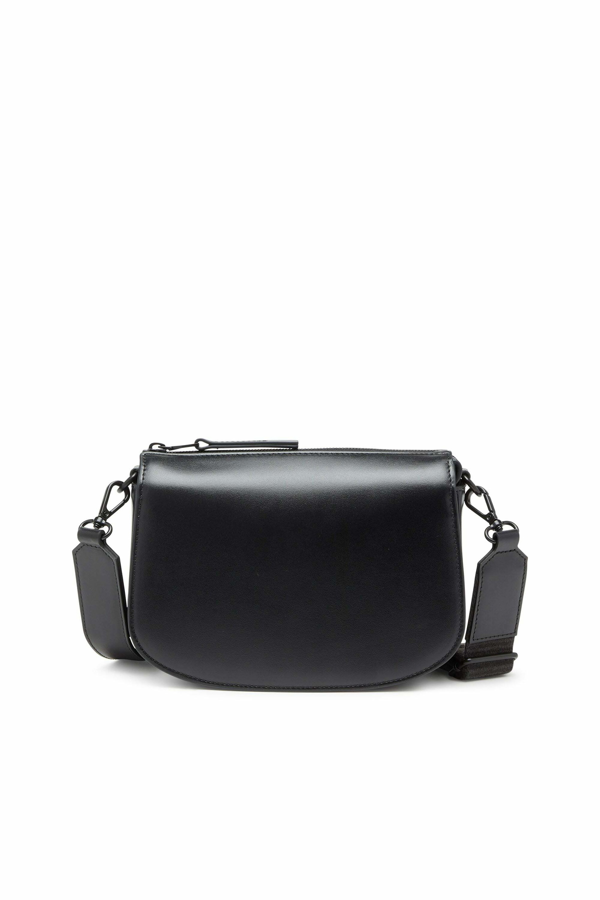 Diesel 1DR-Camera bag in premium leather - Crossbody Bags - Unisex - Black
