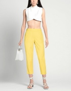 Alessia Santi Womens Pants in Yellow