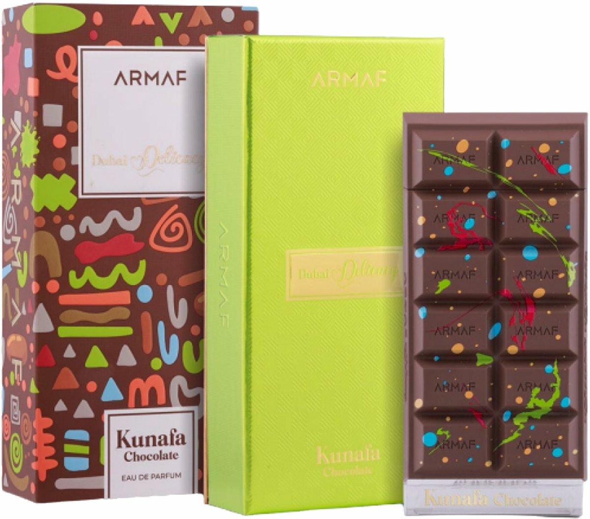 Armaf Mens Kunafa Chocolate EDP Spray 2.37 oz Fragrances 6295199806814