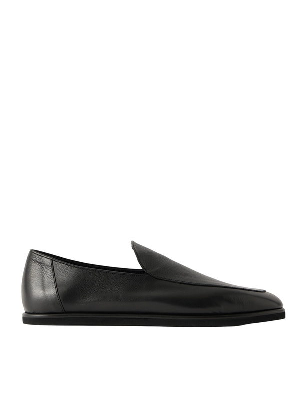 Photo: Auralee - Leather Loafers - Black