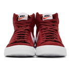 Nike Red Suede Blazer Mid 77 Sneakers