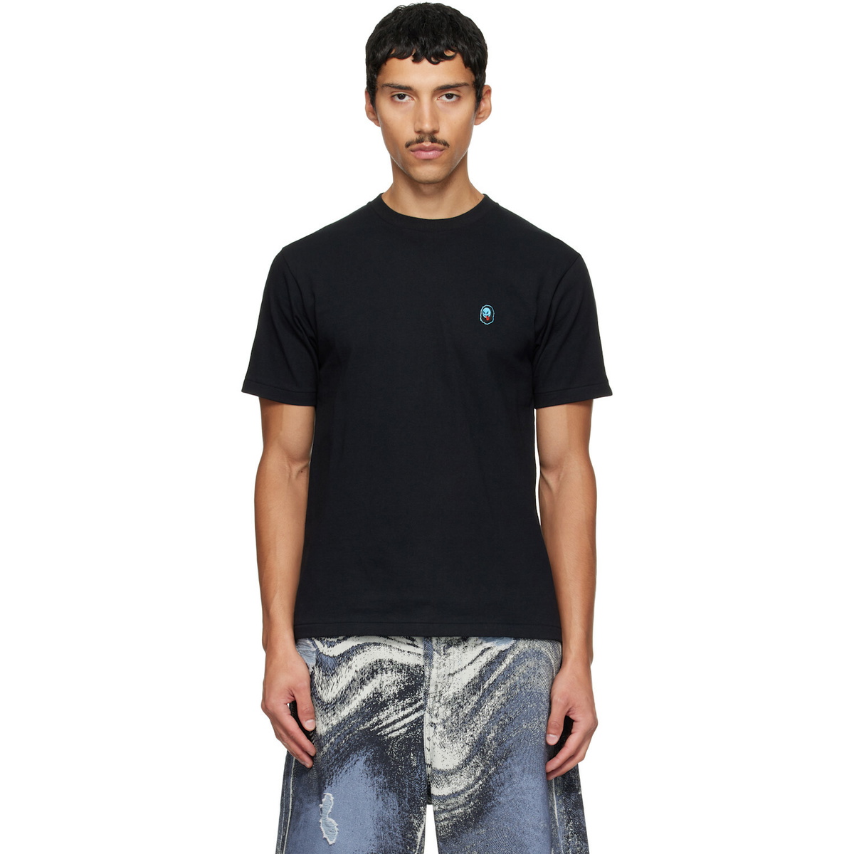 BAPE Black Ape Ghost One Point T-shirt