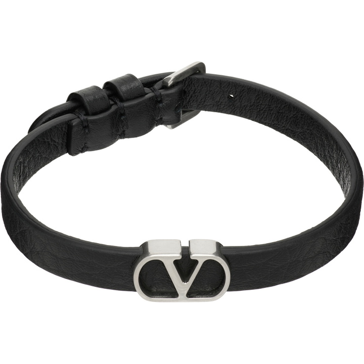 Photo: Valentino Garavani VLogo Signature Leather Bracelet