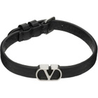 Valentino Garavani VLogo Signature Leather Bracelet