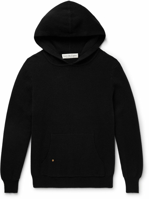 Photo: God's True Cashmere - Cashmere Hoodie - Black