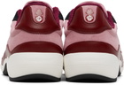 Casablanca Burgundy & White Squash Indoor Sneakers