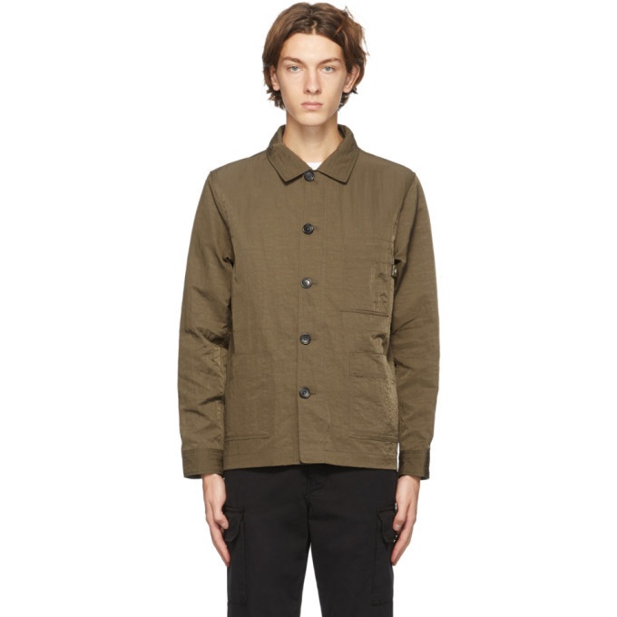 PS by Paul Smith Beige Nylon Chore Jacket PS by Paul Smith